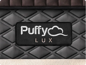 Puffy Lux branding detail